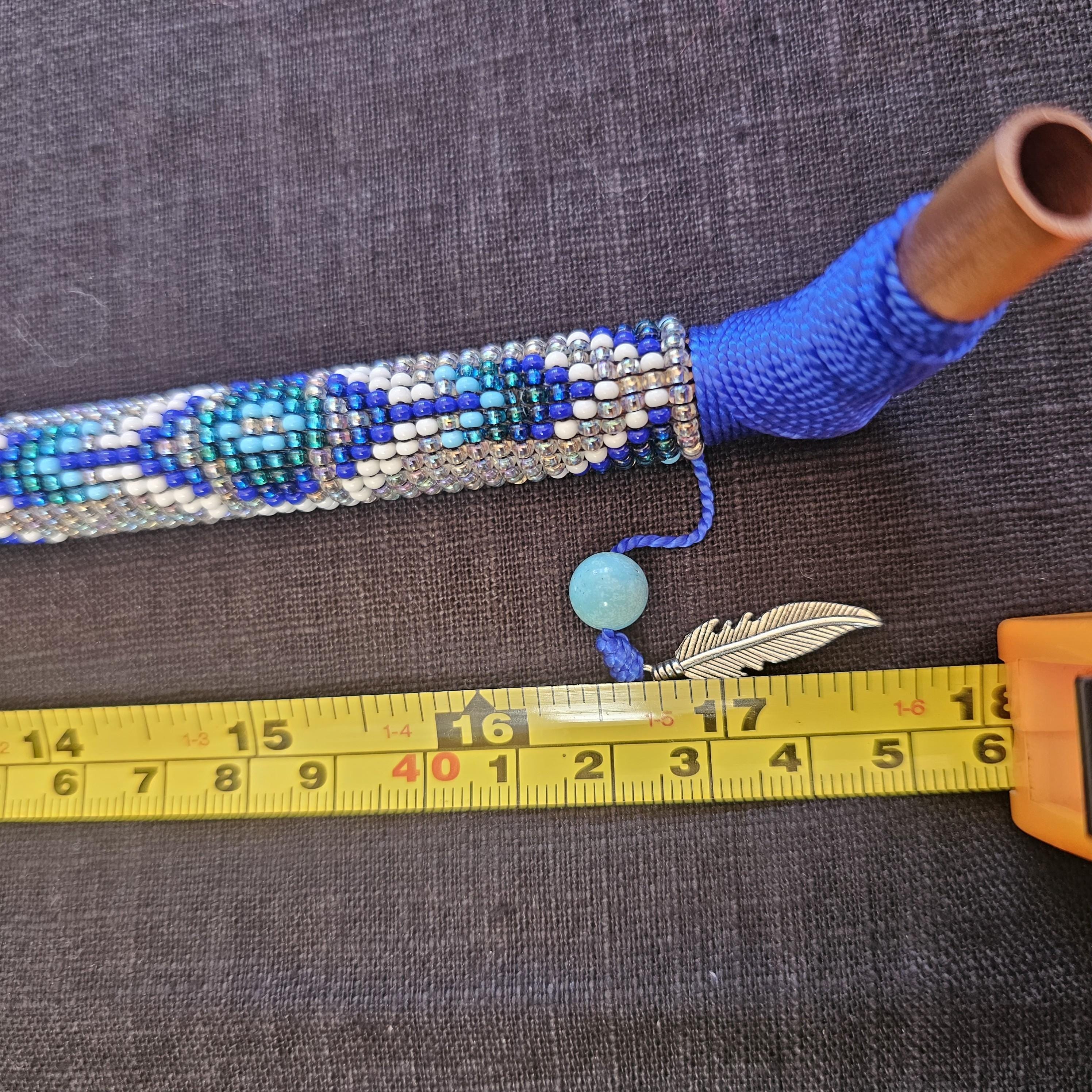 Copper Long  Bead Tepi Embroidery Colombian Indigenous  45cm-40cm-35cm – TEPI 5 40CM