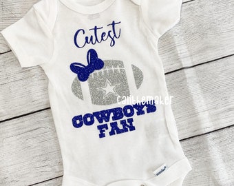 dallas cowboys baby girl onesie