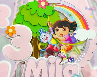DORA THE EXPLORER Cupcake Topper 16pcs