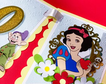Happy Birthday Banner | Snow White Princess Theme Party | Snow White Birthday Banner | Disney Princess Banner | Snow White Garland |