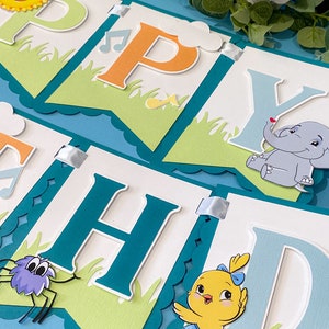 Canticos Happy Birthday Banner | Canticos Theme Party | Pollitos Birthday Banner | First Birthday