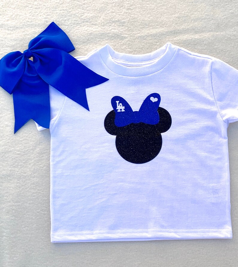 Personalized Disney Toddler TShirt Los Angeles Dodger Etsy
