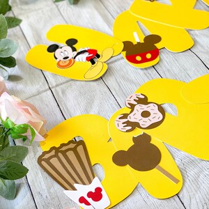 Mickey Treats Birthday Banner | Birthday Banner | Disney Snack Banner | Disney Birthday Banner | Disney Theme Party | Mickey Minnie Theme