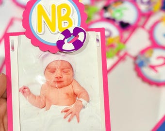Pool Princess Birthday Banner |  Princess Summer Theme Party | Princess Monthly Banner | Monthly Milestone Banner
