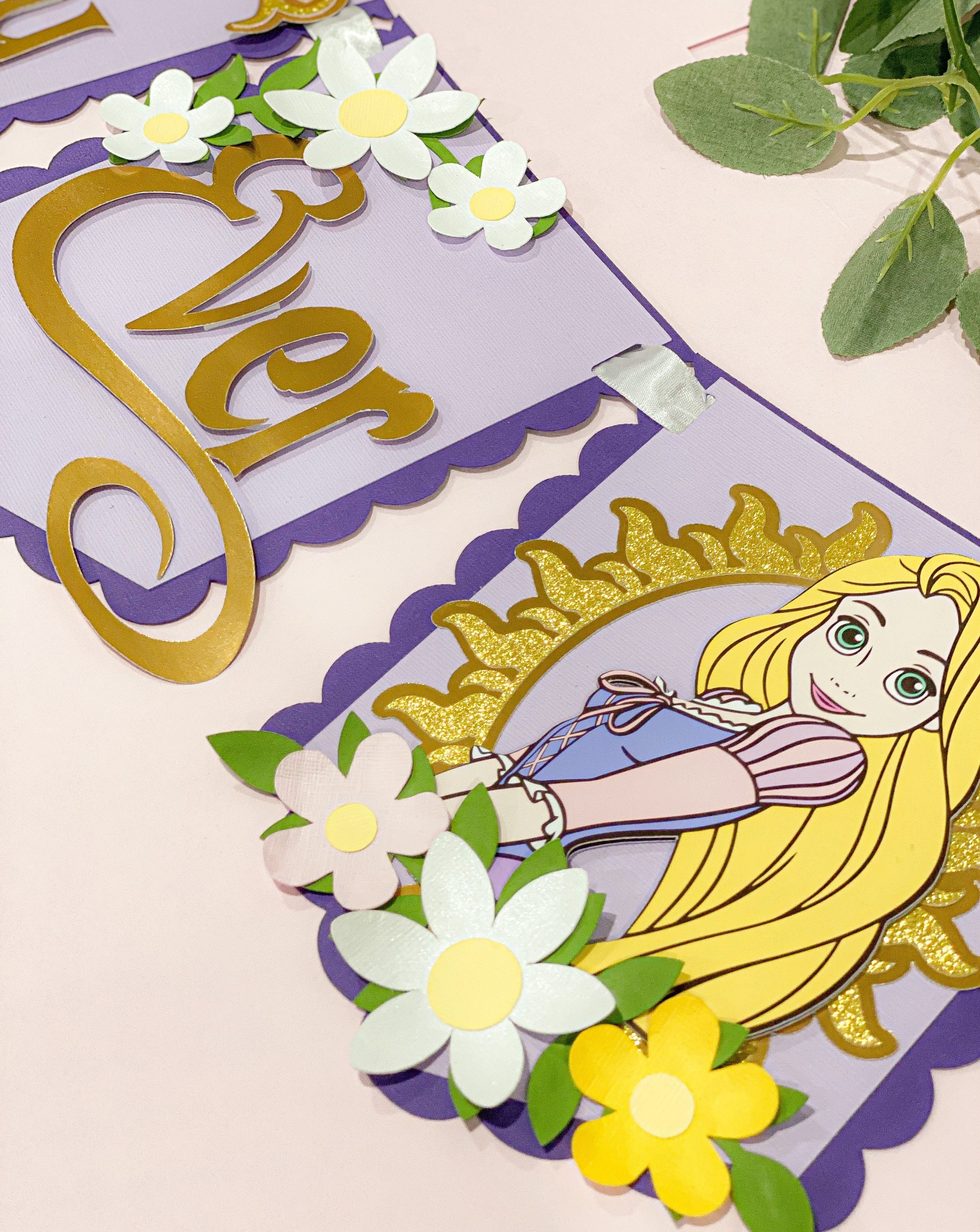 Rapunzel Banner Disney Princesses Theme Party Princess - Etsy Australia