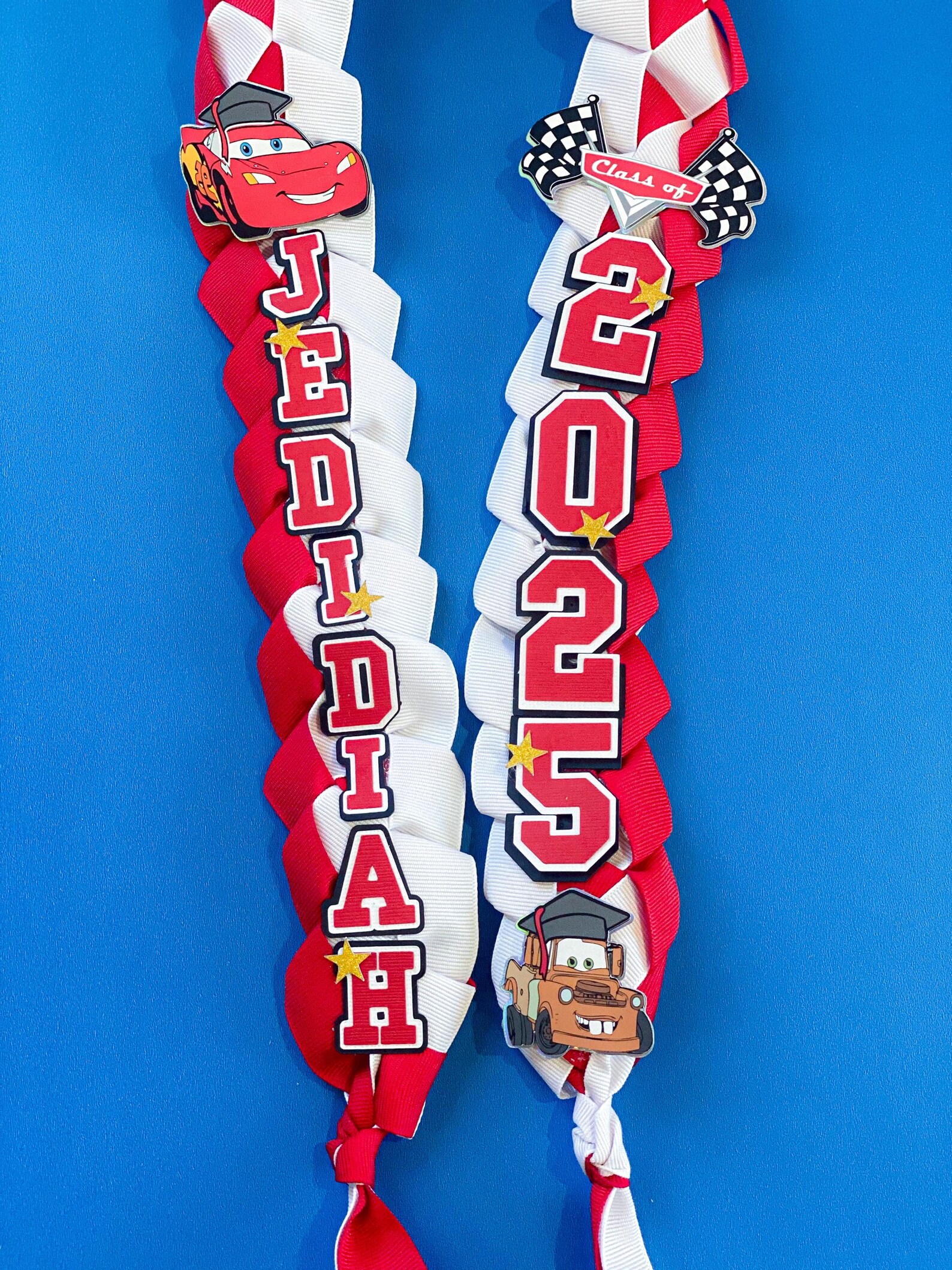 Cars Graduation Lay Disney Cars Graduation Lei | Elementary Graduation Gift | Middle/scool ...