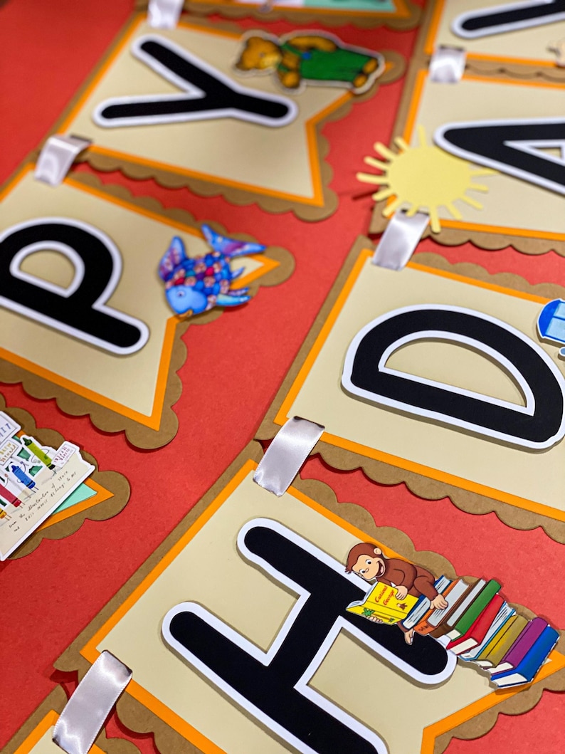 Storybook Birthday Banner | Personalized Birthday Banner | Once Upon a ...