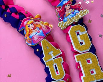 Prinzessin Graduation Lei | Kindergarten Abschluss Lei | Abschlussgeschenk | Prinzessin Graduation Lei | Abschlussband Lei | Jahrgang 2026 |