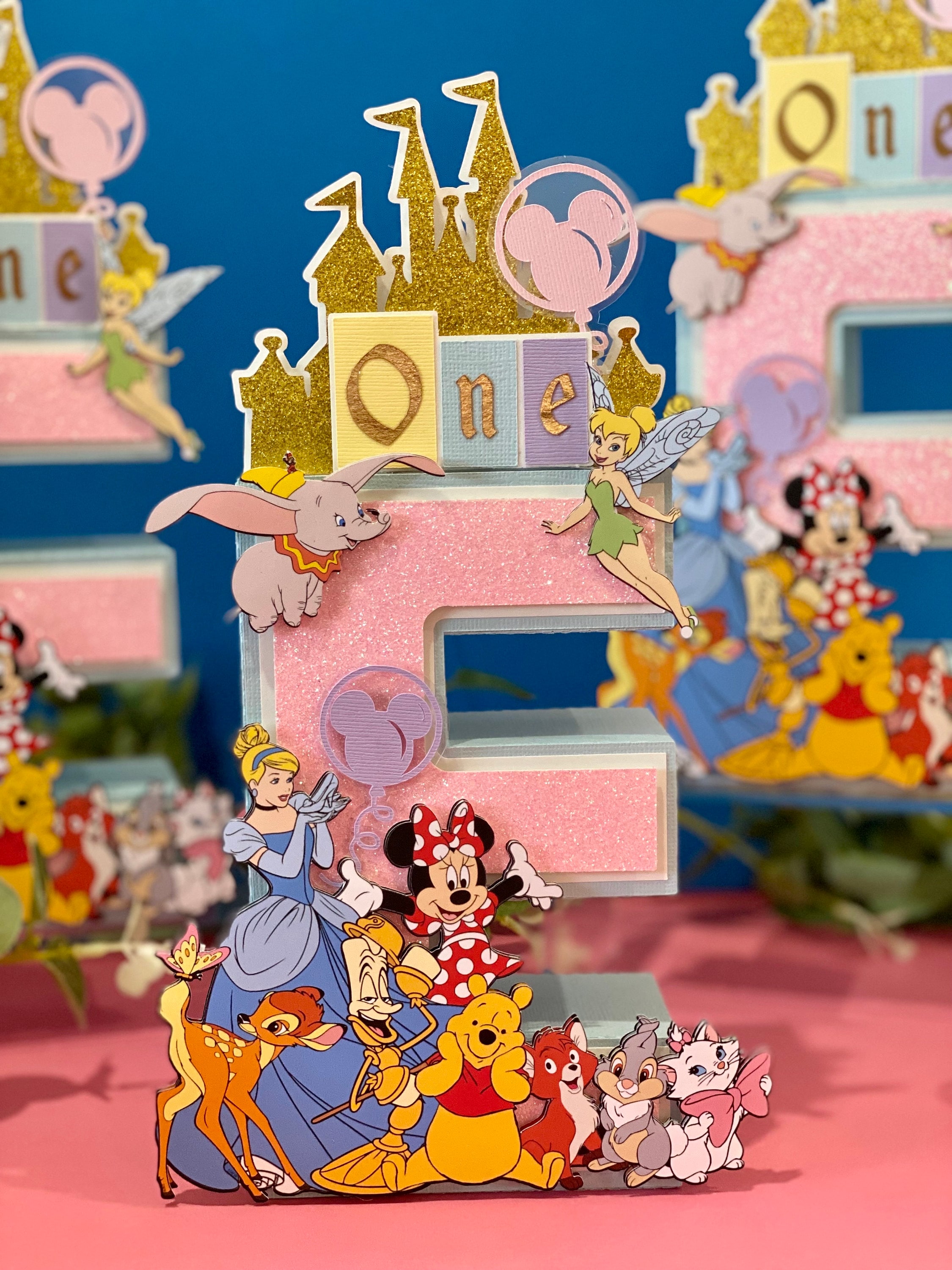 Vintage Disneyworld 3D Letters | Disney Party Theme | Princess Birthday ...