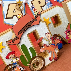 Retro Toy Story Theme 3D Letters | Toy Story Party Theme | Woody Buzz Birthday | Nursery Room Decorations | Baby Shower