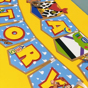 Toy Story Baby Shower Banner | Personalized Baby Shower Banner | Toy Story Theme Party | Party Decorations | Woody | Buzz