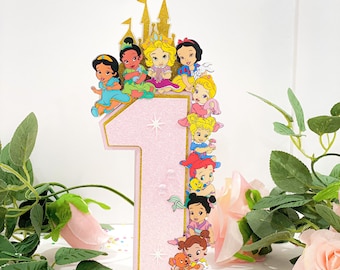 Baby Princess 3D Letters Baby Princesses Party Theme Princess