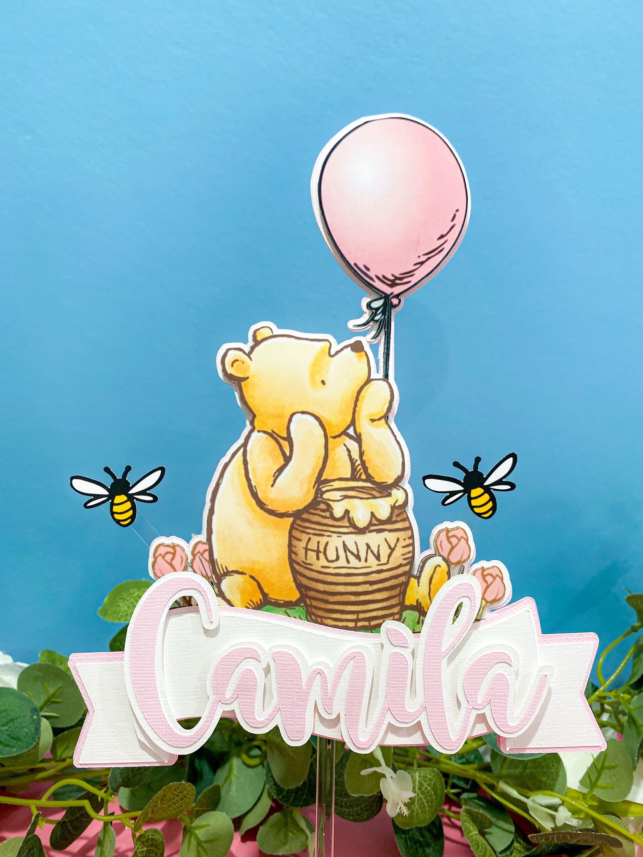 Heavy Child's Step Stool Winnie the Pooh Baby Shower Nursery Decor