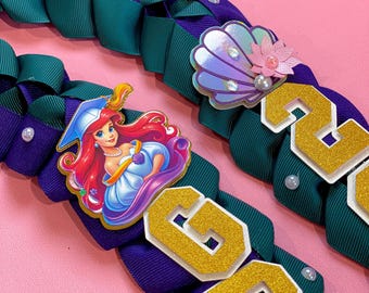 Abschlussfeier der kleinen Meerjungfrau | Kindergarten Abschluss Lei | Abschlussgeschenk | Prinzessin Graduation Lei | Abschlussband Lei | Jahrgang 2026