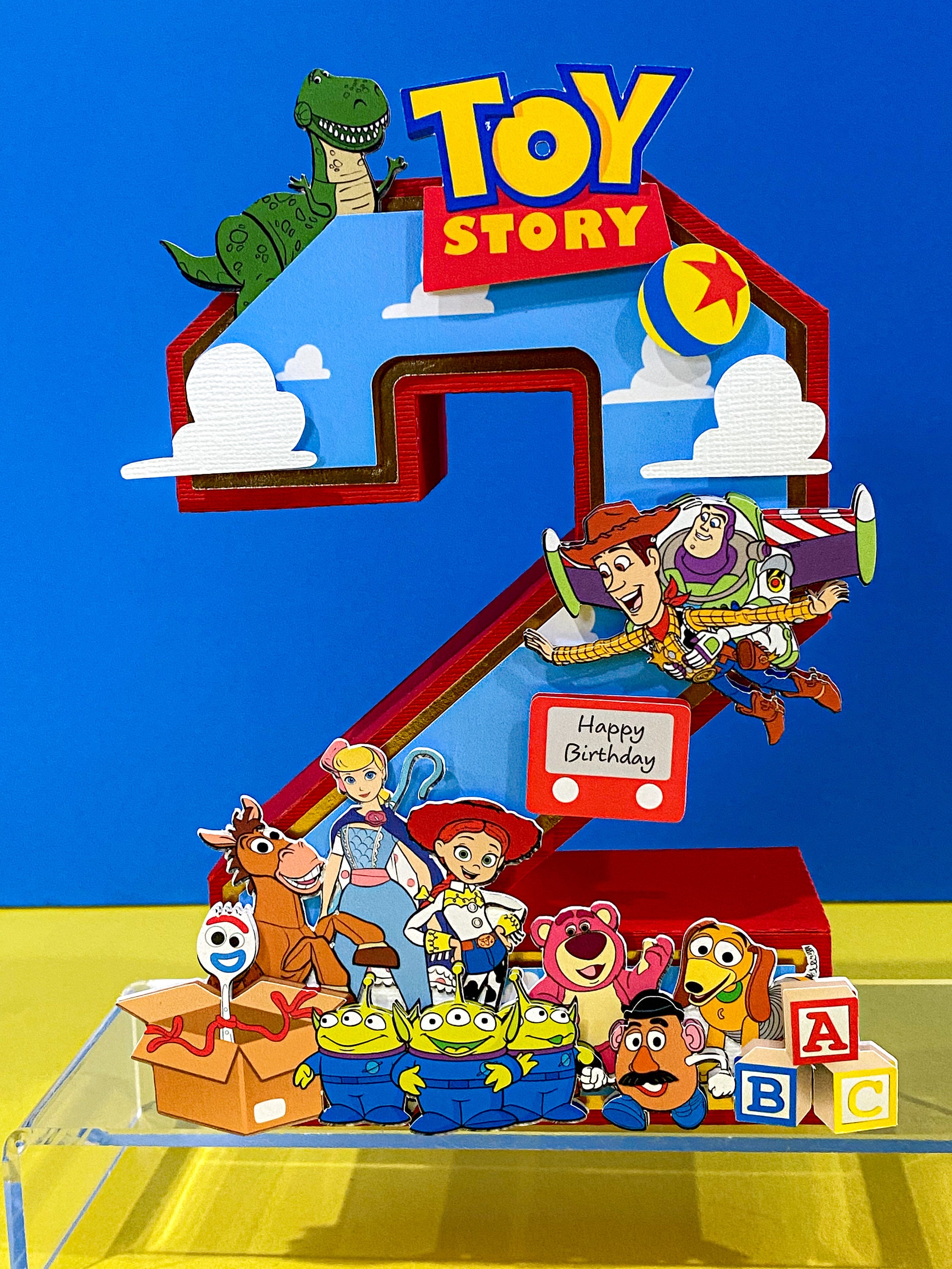 Toy Story Theme 3D Letters or Numbers | Toy Story Theme | Woody