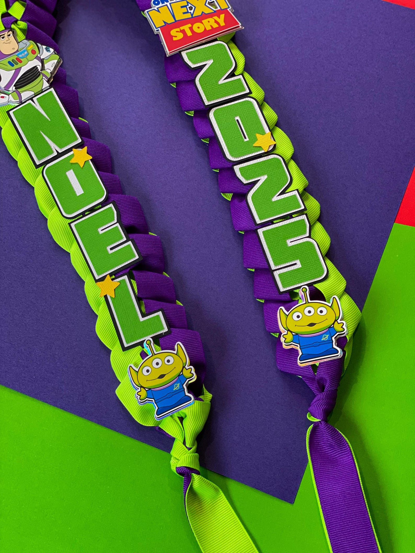 Buzz Toy Story Graduation Lei | Kindergarten Graduation Lei ...