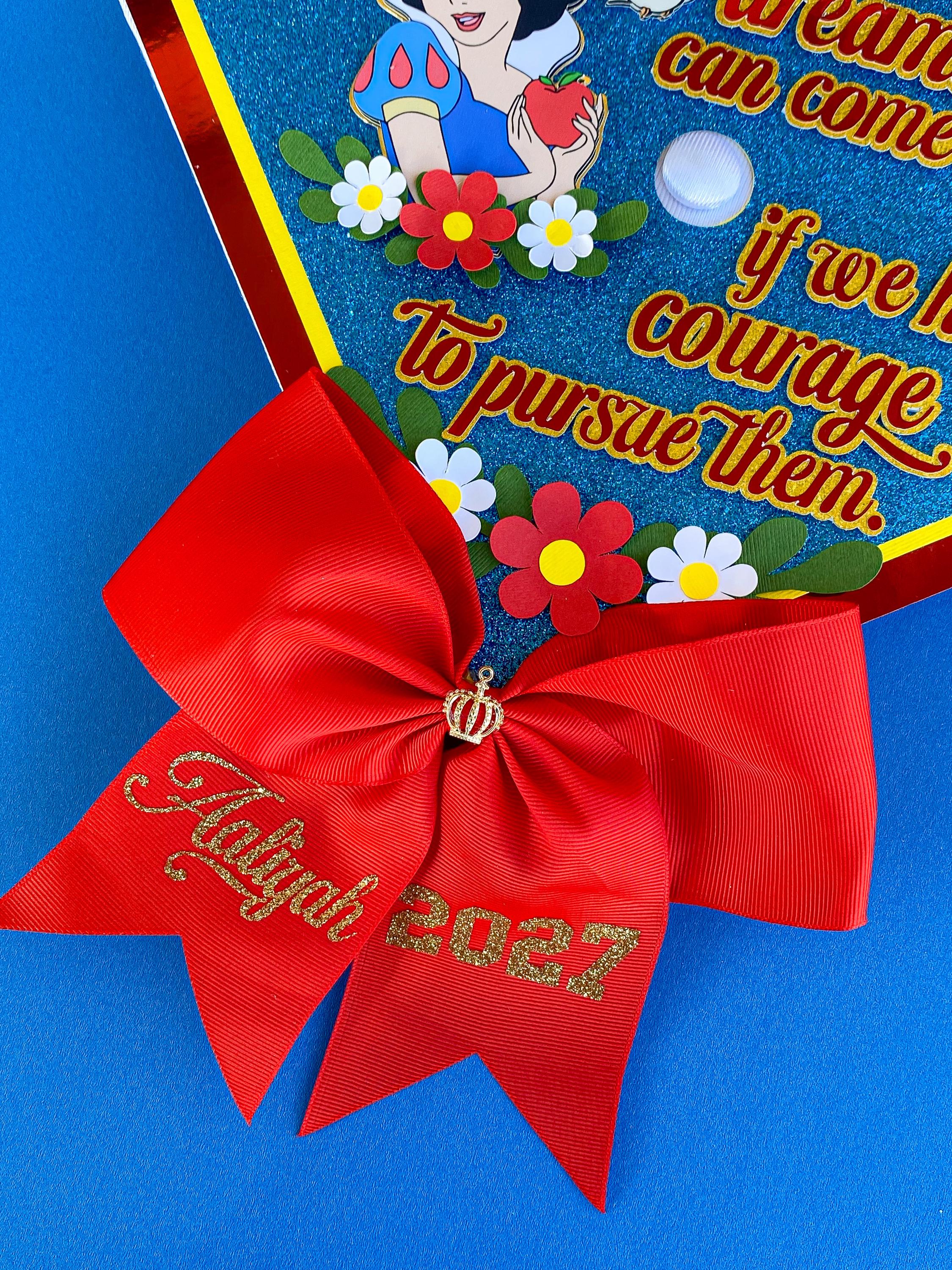 Snow White Graduation Cap Topper | College Graduation | Graduation Gift ...