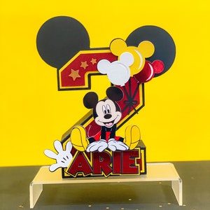 Mickey Theme 3D Letters | Mickey Party Theme | Mickey Birthday | Nursery Room Decorations | Baby Shower