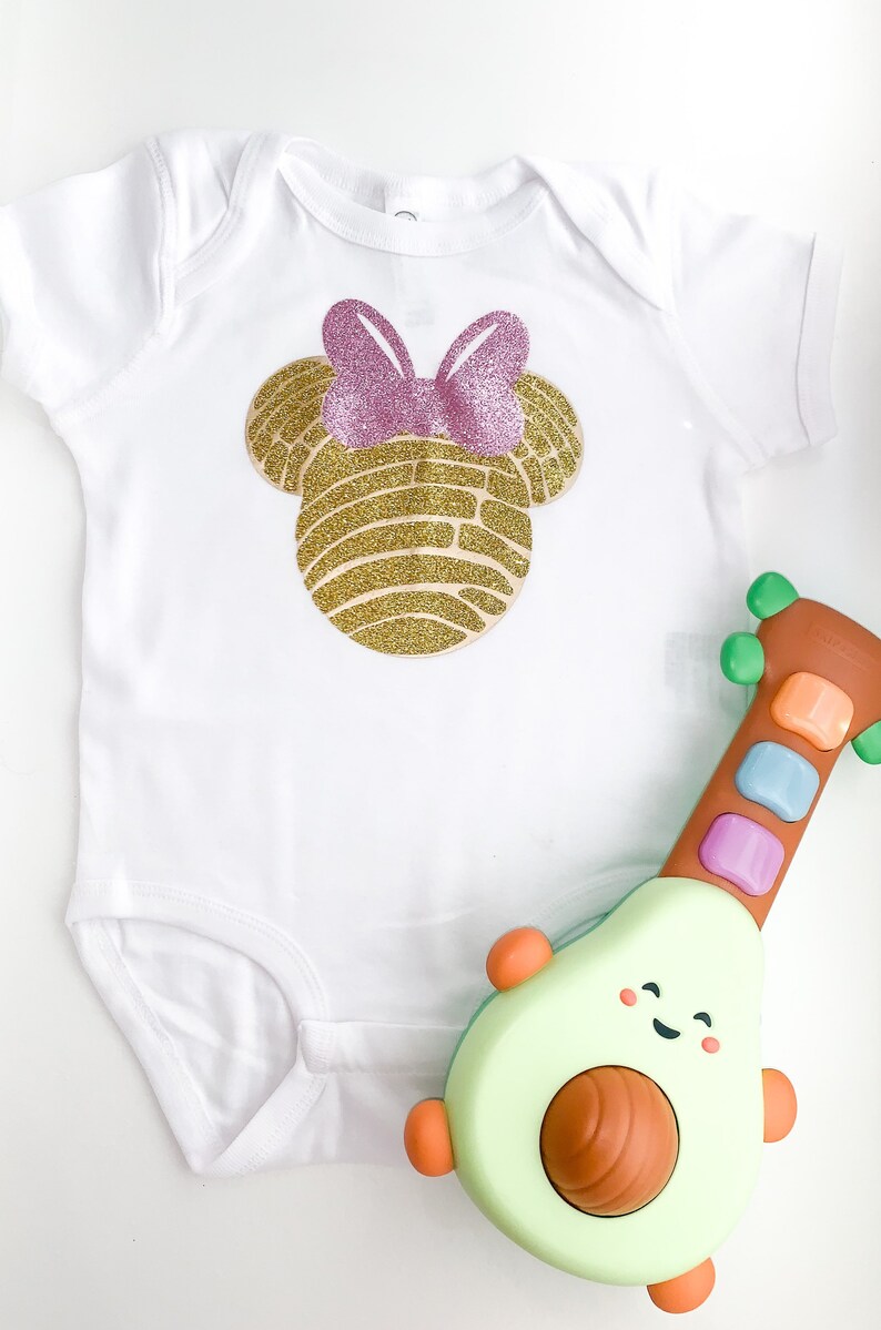 Disney Concha Baby Onesie Disney Baby Custom Baby Onesie Etsy