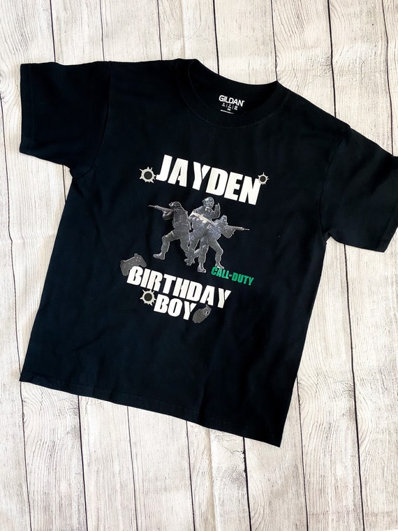 Personalized Call of Duty Birthday T 