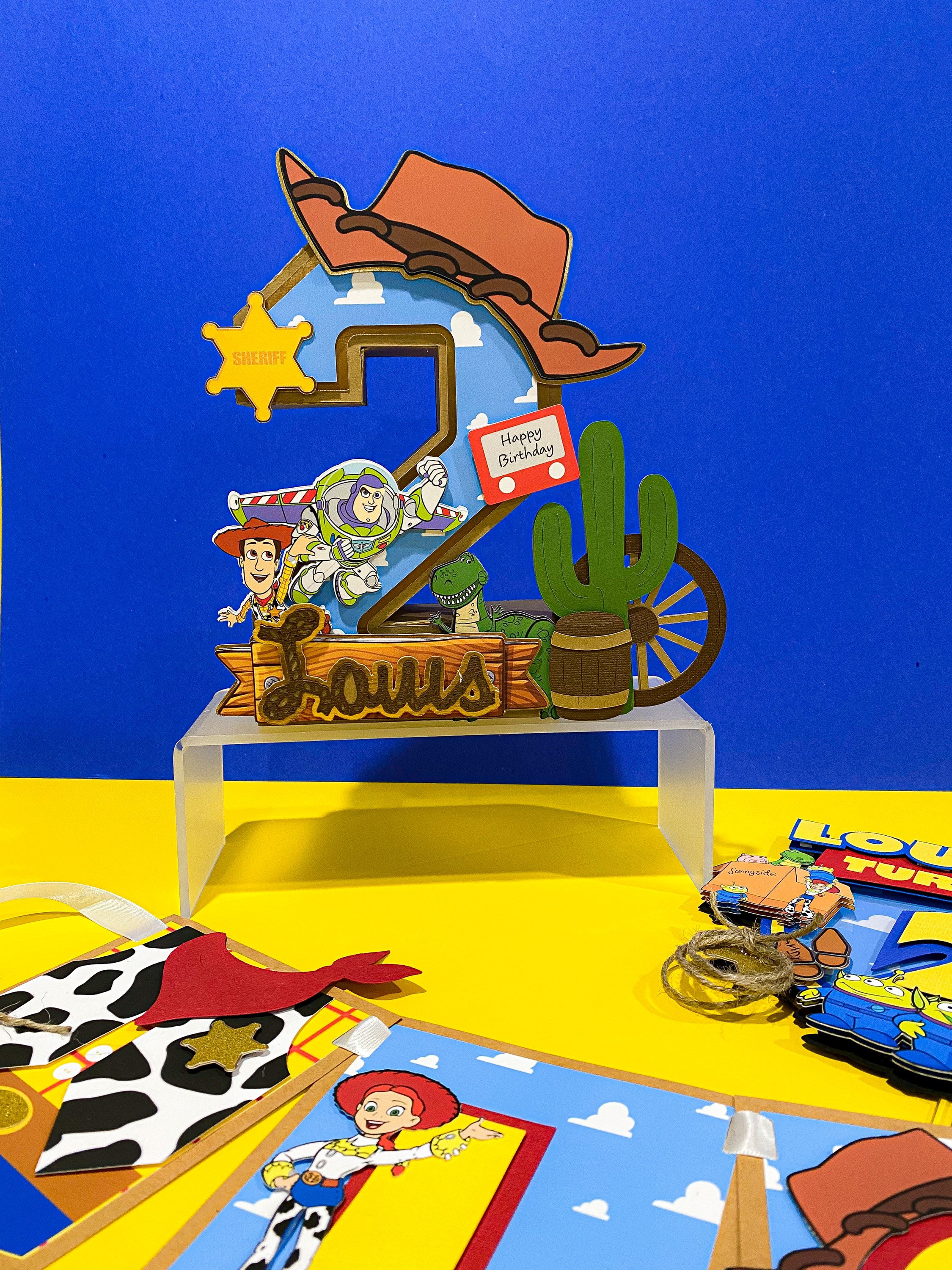 Bos Layer Fiesta De Woody Y Buzz Buzz Lightyear Number