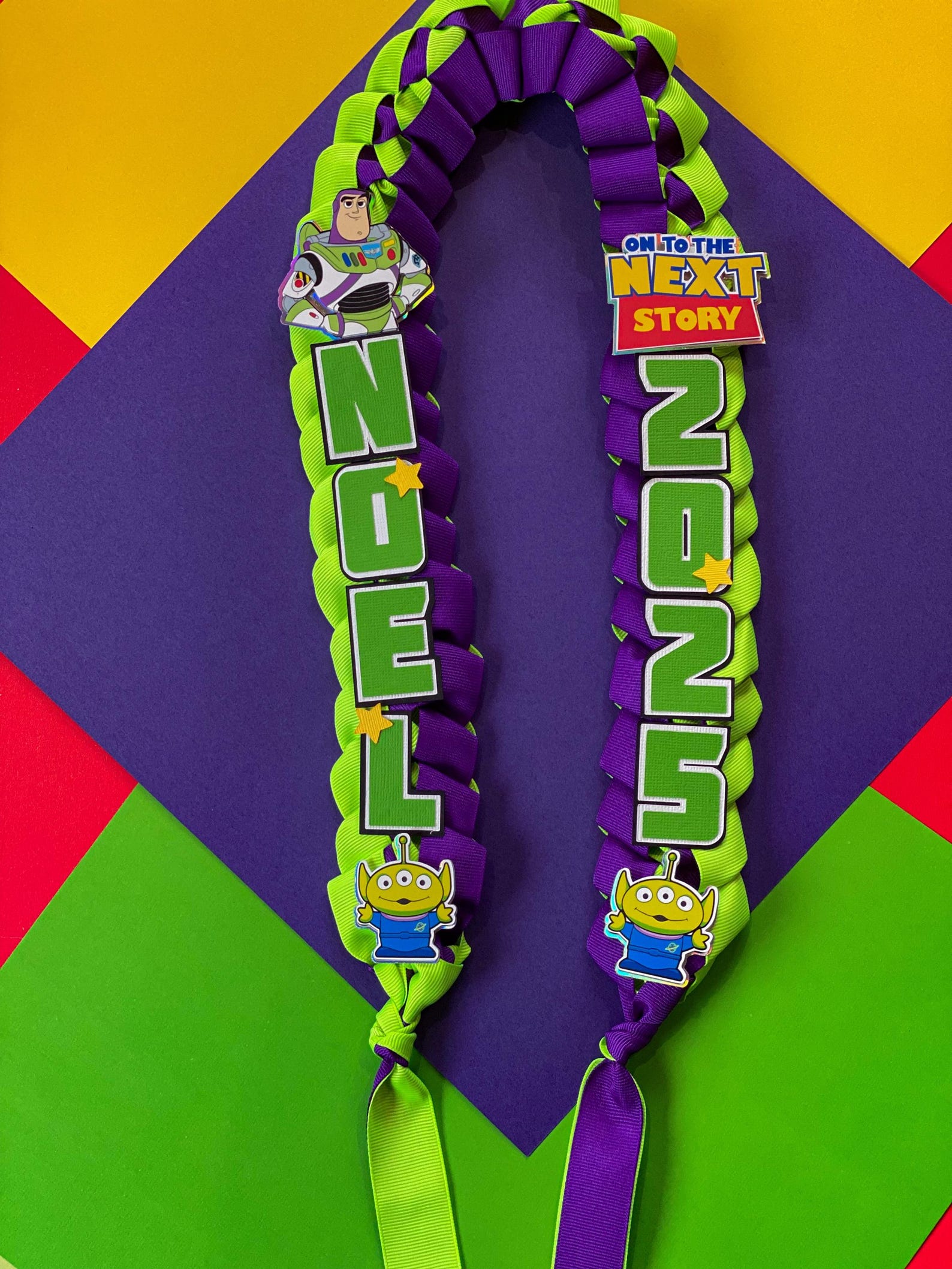 Buzz Toy Story Graduation Lei | Kindergarten Graduation Lei ...