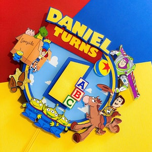 Toy Story Theme Birthday | Personalized Birthday | Toy Story Theme Party | Party Decorations | Toy Story Cake Topper |