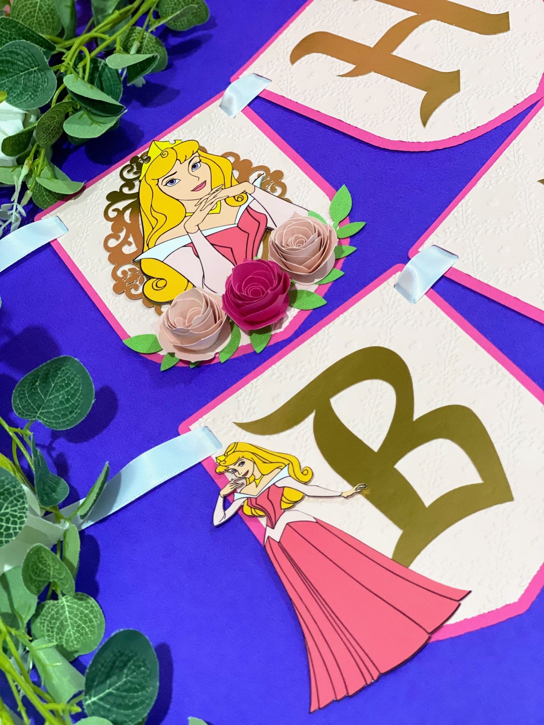 Sleeping Beauty Banner | Disney Princesses Theme Party | Sleeping ...