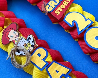 Toy Story Graduation Lei | Kindergarten Abschluss Lei | Abschlussgeschenk | Jessie Graduation Lei | Abschlussband Lei | Jahrgang 2026 Set