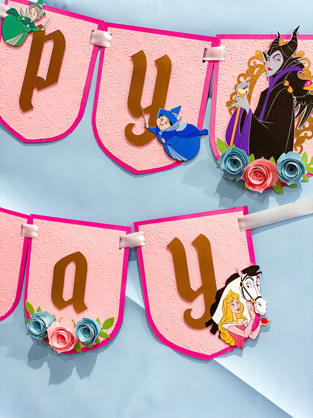 Sleeping Beauty Banner | Disney Princesses Theme Party | Sleeping ...