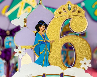 Molde De Silicona De Aladdin, Jasmine Y El Genio Para Decoración De Tartas Y Cupcakes - Fairie Blessings, 85x85 Mm, Apto Para Fondant, Chocolate Y Más