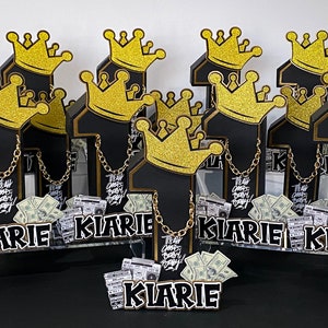 Notorious ONE Theme 3D Letters with Name | Hip Hop Party Theme | Rap Birthday | Nursery Room Decorations | Baby Shower