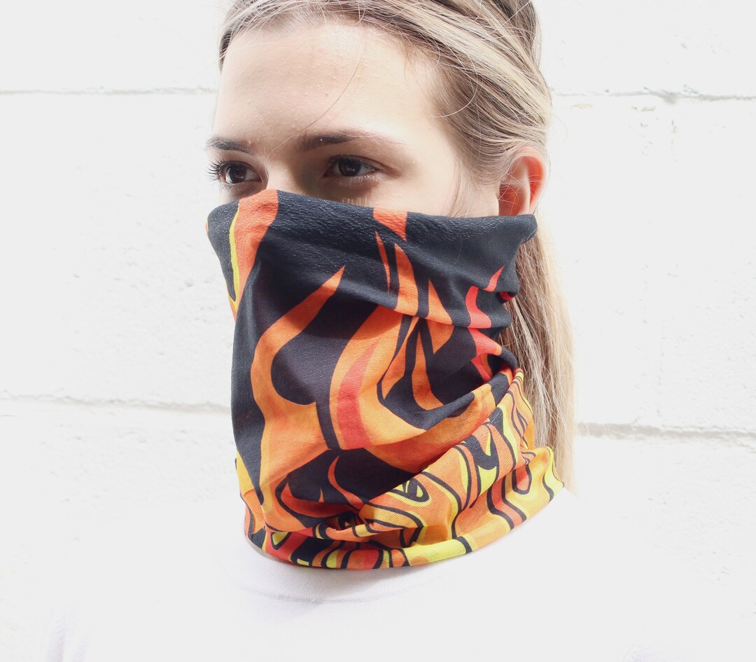 Harley Designed Neck Gaiter Face Mask Multi Purpose Face Etsy