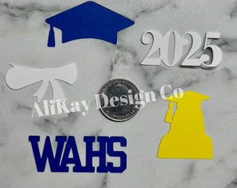 Graduation Confetti: Party & Scrapbooking Decor