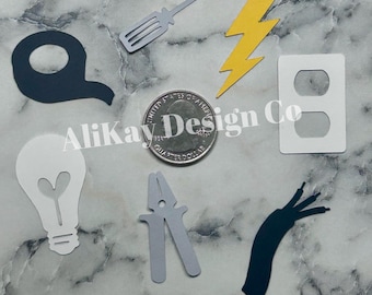 Electrician Confetti: Party & Scrapbooking Decor