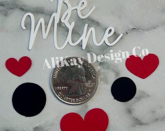 Be Mine Confetti: Party & Scrapbooking Decor