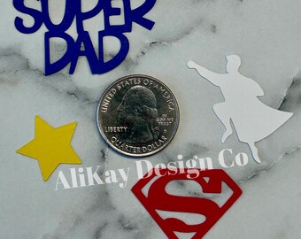 Super Dad Confetti: Party & Scrapbooking Decor