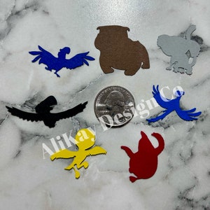 Colorful Bird Confetti: Party & Scrapbook Decor (125 Pieces)