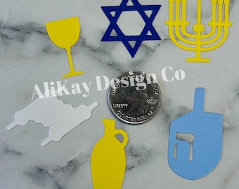 Hanukkah Confetti: Party & Scrapbooking Decor