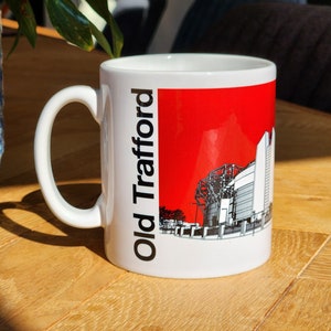 Manchester United Mug, Old Trafford illustrated Mug