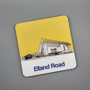 Leeds coaster of Elland Road Football stadium