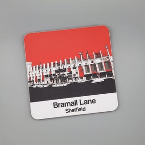 Sheffield Utd coaster of Bramall Lane