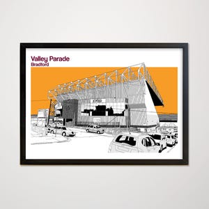 Bradford City Valley Parade Print, poster, picture