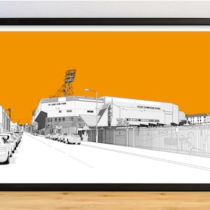 Dundee football Art Print of Tannadice Park, Pictue, Poster