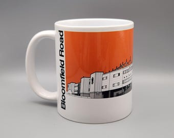 Blackpool fc Bloomfield Road Illustrated Mug, gift