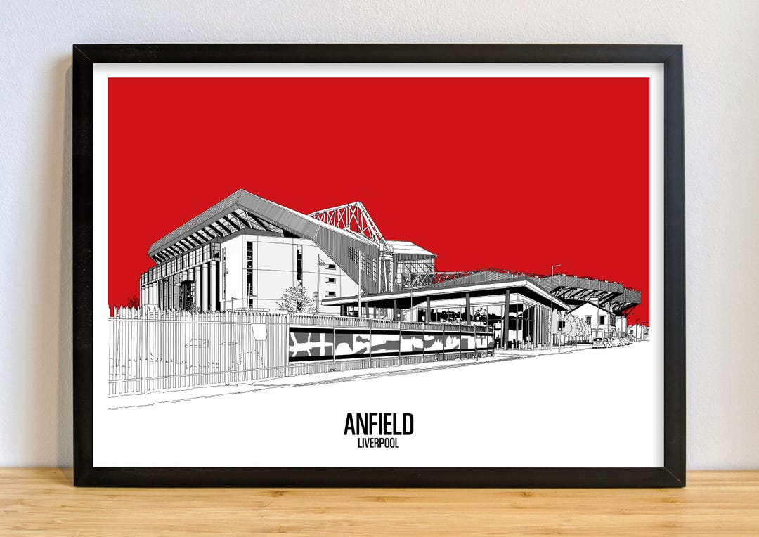 Liverpool Football Anfield Art Print, Anfield Poster, Picture - Etsy