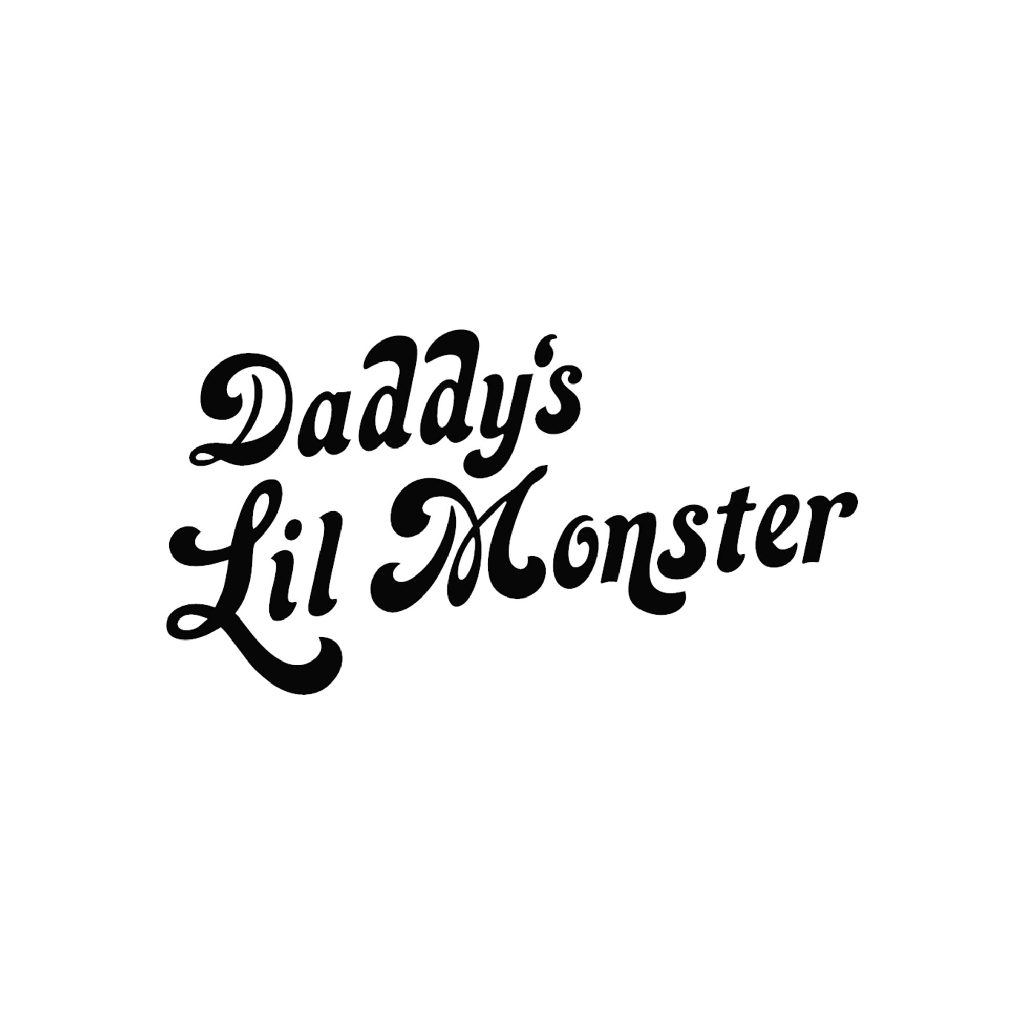 Daddys Lil Monster Decal 4 sizes 20 colors 063 | Etsy