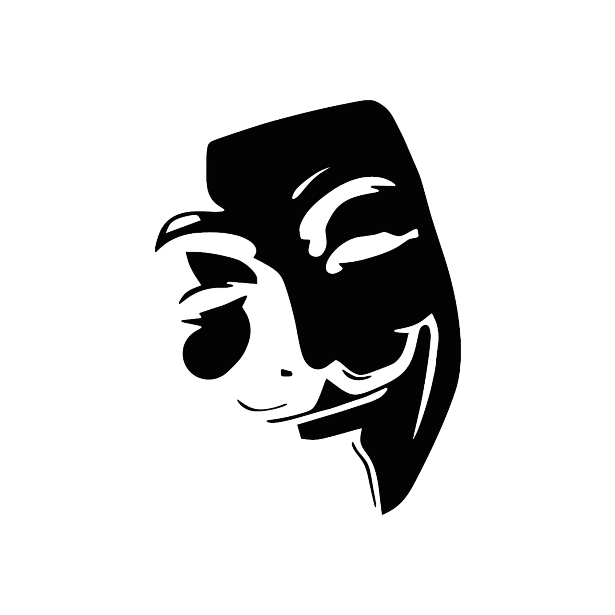 Маска 5 стикеры. Маска вендетта. Трафарет вендетты. Винил маска Анонимуса. Граффити анонимус.