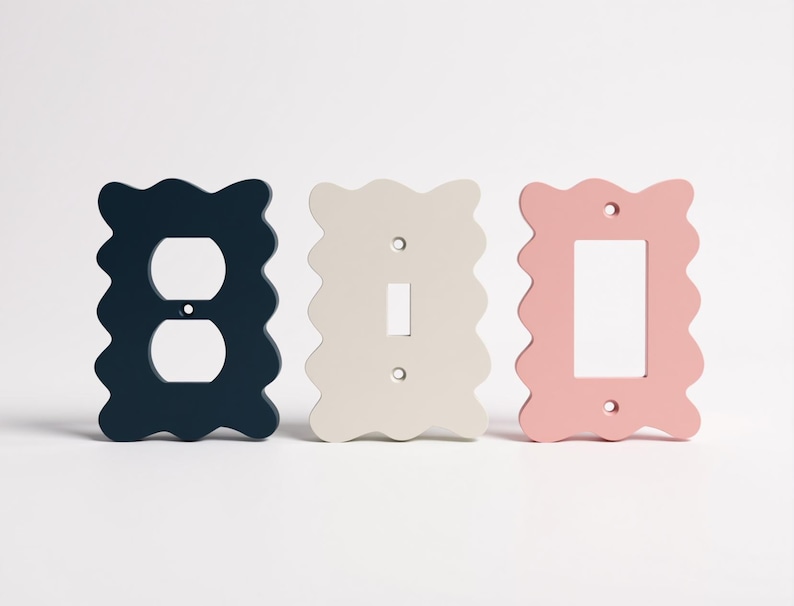 Scalloped Edge Outlet Cover: Vintage Inspired Home Decor image 5