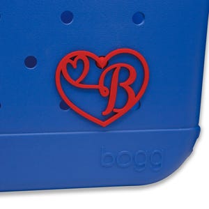 Herzform Monogramm Anhänger für Bogg Bags, personalisierte Taschenaccessoires, Benutzerdefinierte Initial Herz Anhänger, Monogramm für Tragetaschen - SCHIFFE SCHNELL